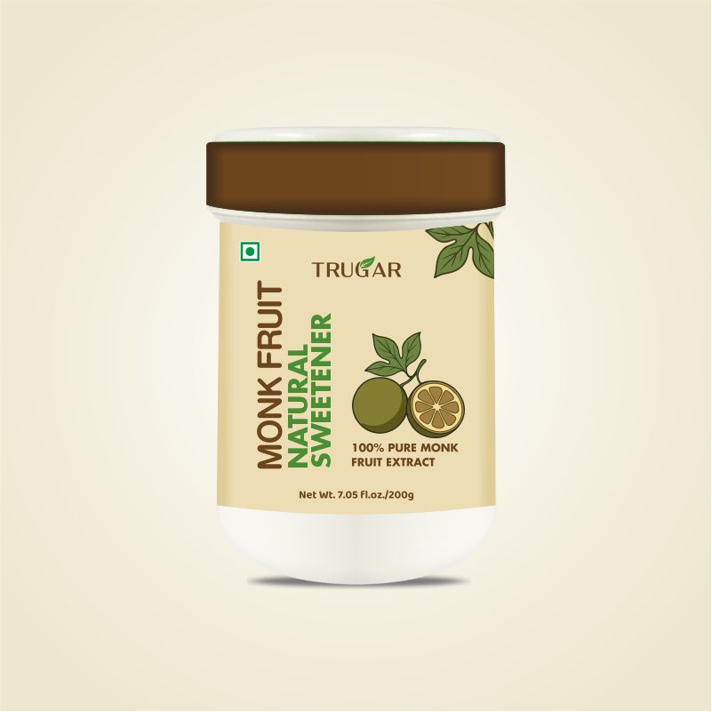 Trugar Sugar Free Monkfruit Powder Sweetener 200gm