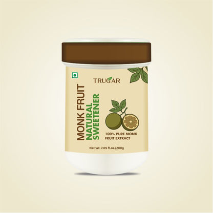 Trugar Sugar Free Monkfruit Powder Sweetener 200gm